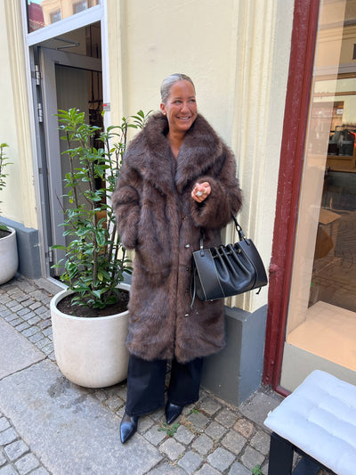 Stephanie Faux Fur Long Jacket