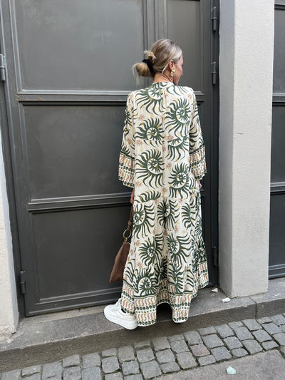 Fanny green med guldglitter