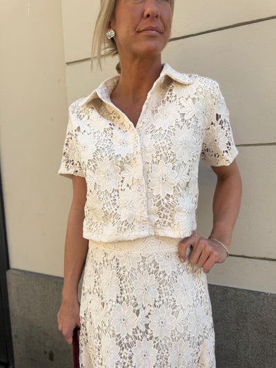 Lace Blouse Mimmi Cream
