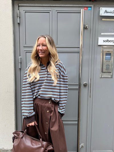 Stripe  pike brown/blue