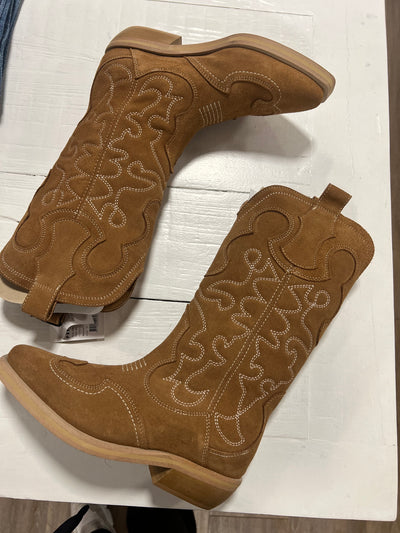 Julianne cowboy boots mocka brun