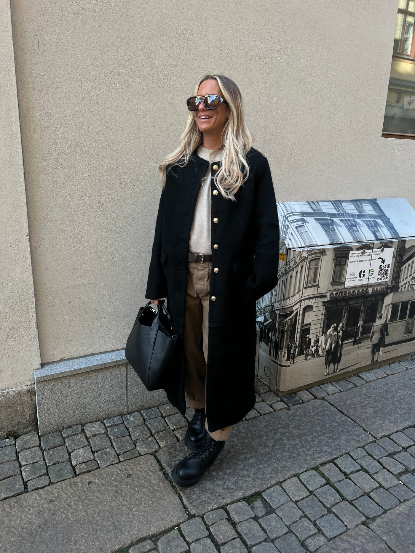 Jackie coat black