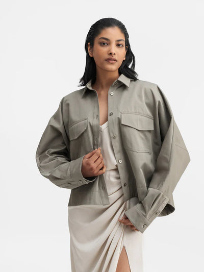 Kori over shirt light military