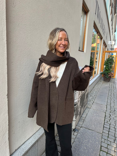Willamina kavaj med Kashmir brun