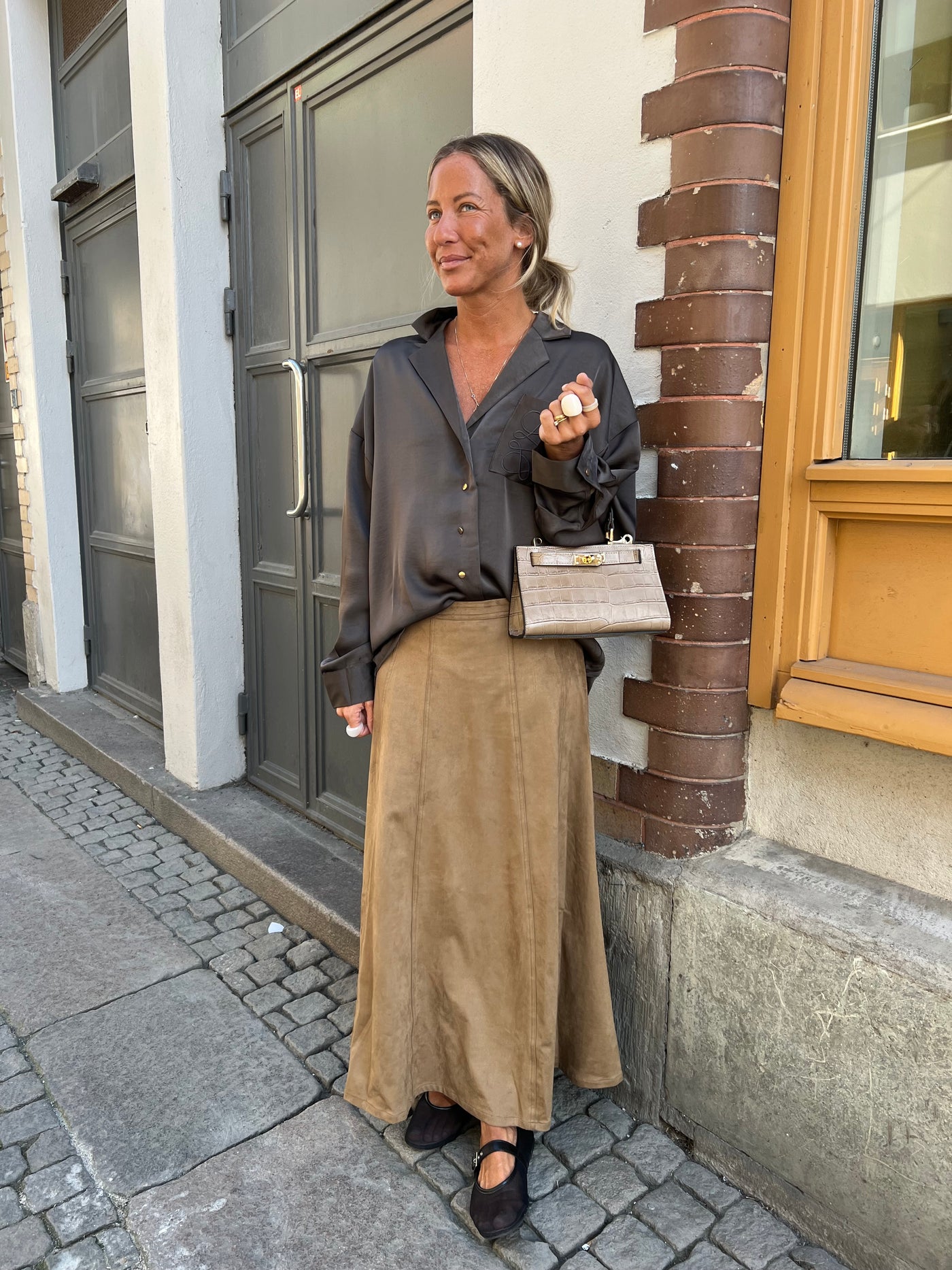 Look blouse brown
