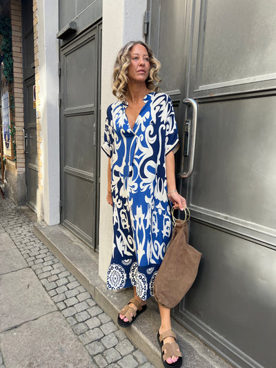Kaftan dress sporty  blue