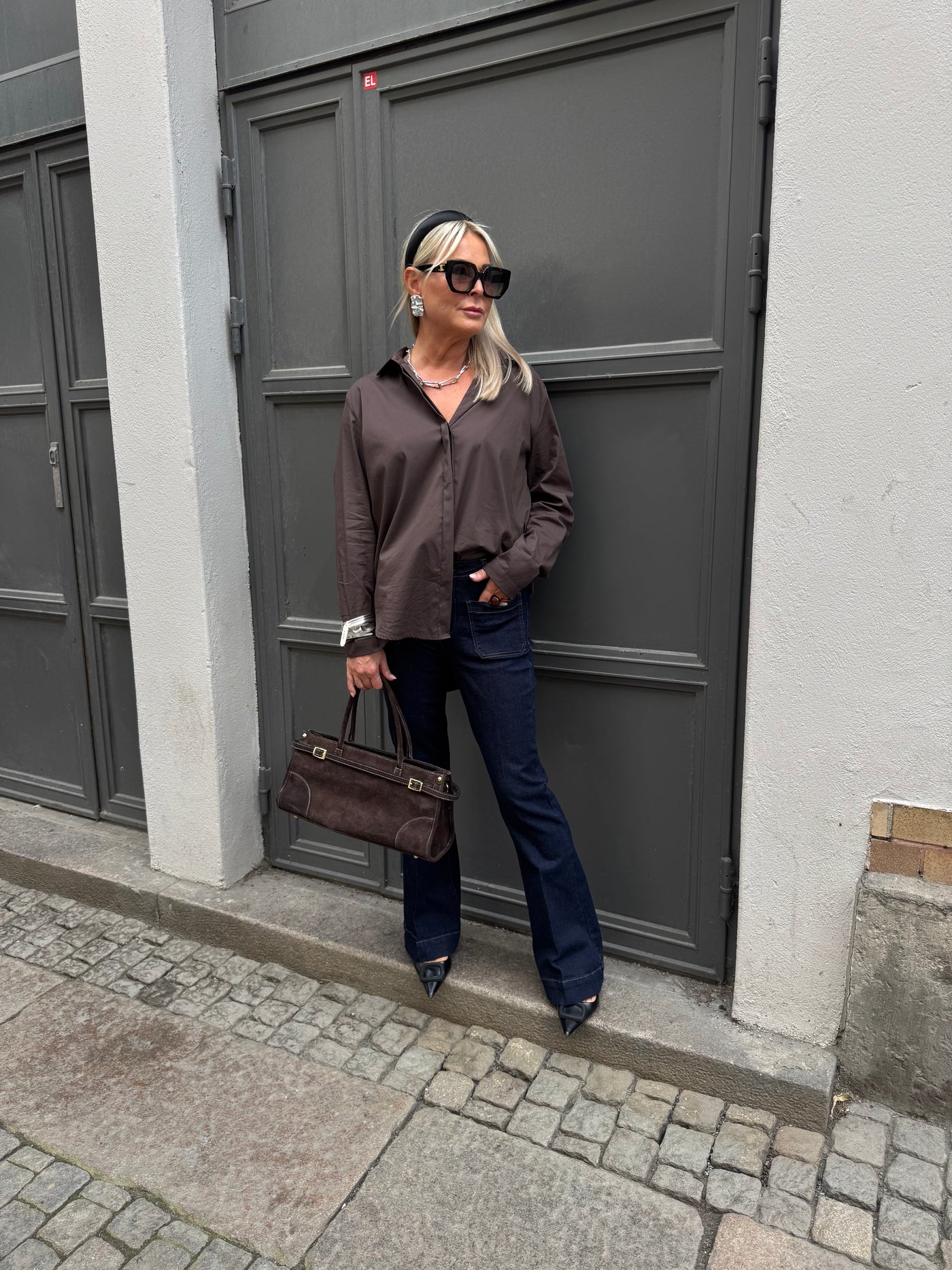 Favorit skjortan Brown