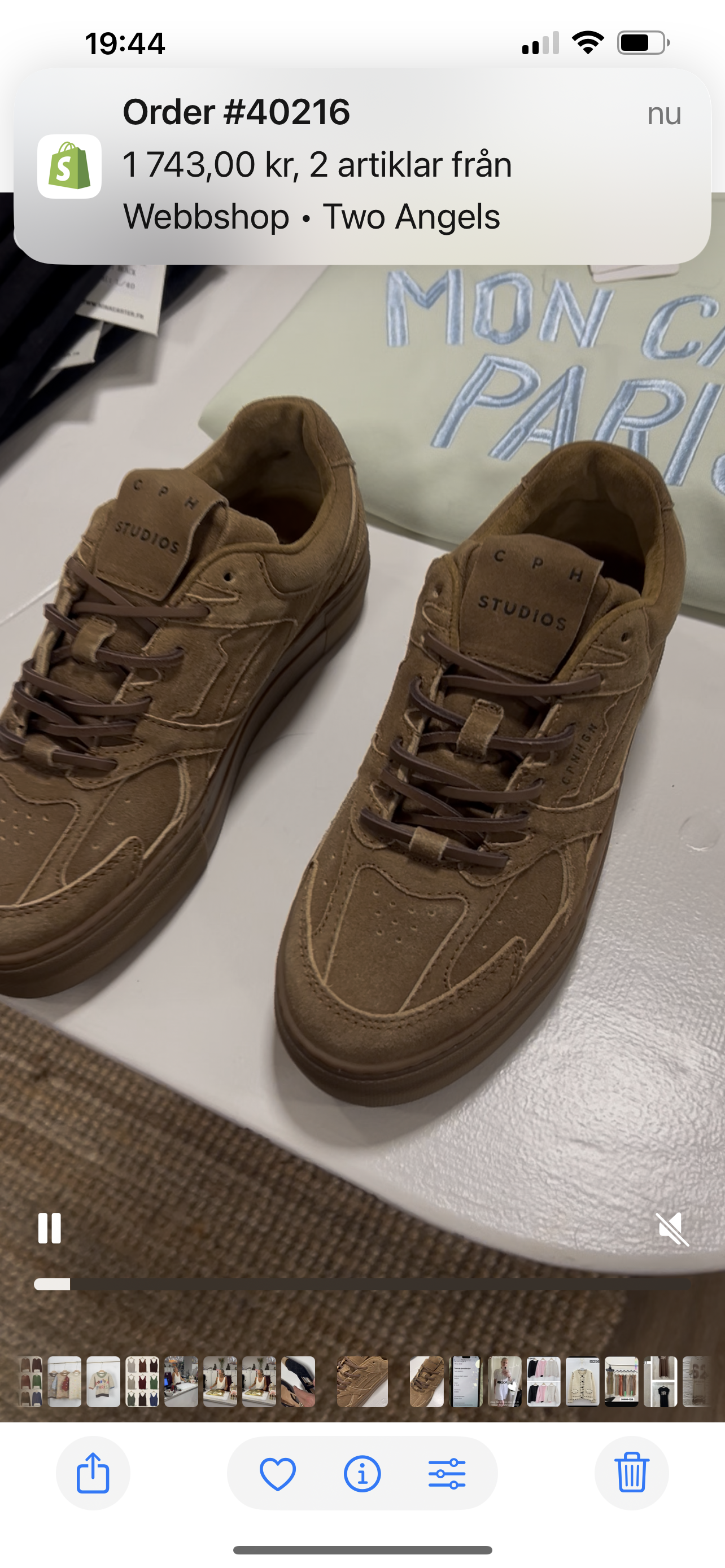 CPH65 vintage suede new brown