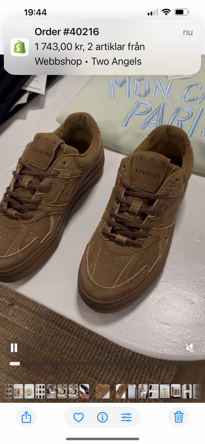 CPH65 vintage suede new brown