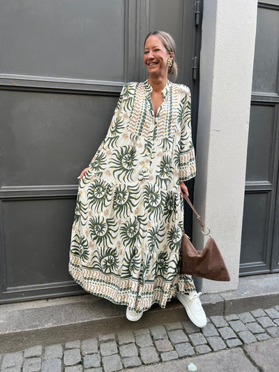 Fanny green med guldglitter