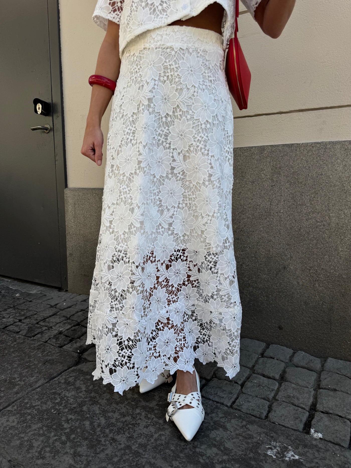 Lace Skirt Mimmi Vit