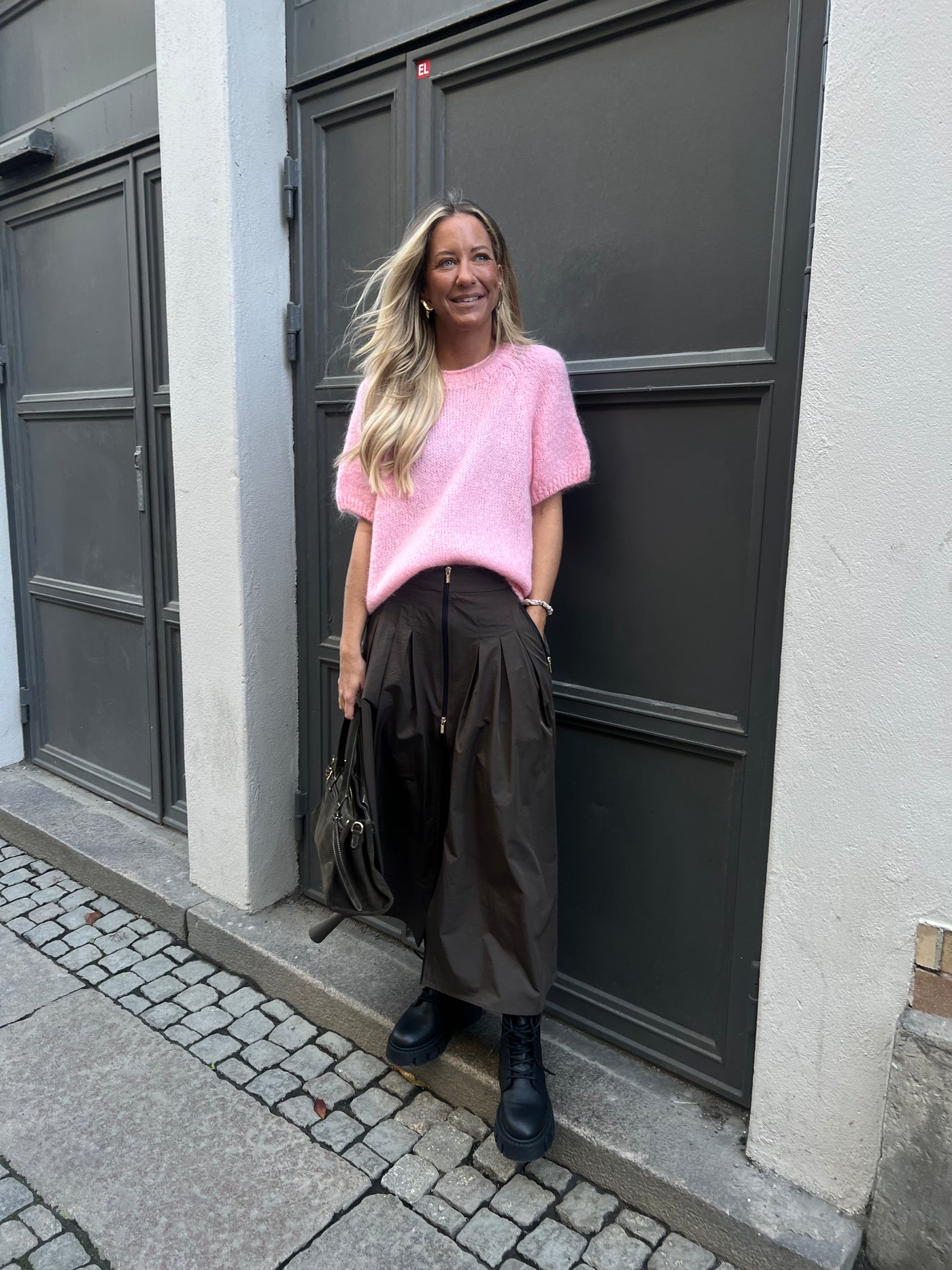 Bambi stickad topp rosa