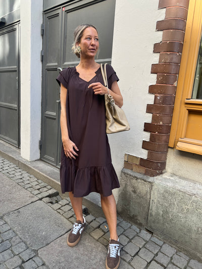 SunriseCC Crop dress mocca lev 7 dgr