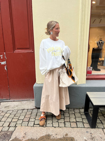 Yara poplin skirt Sand
