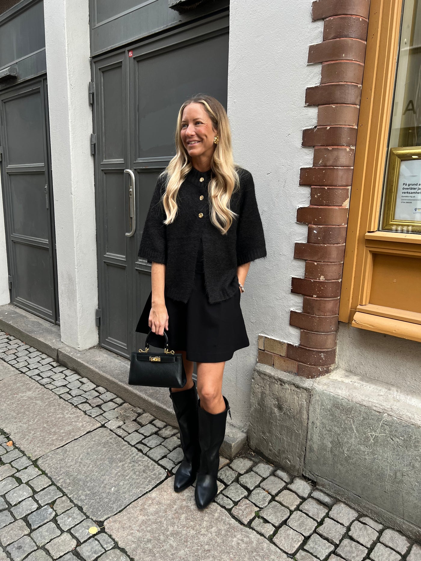 Benuta fluffy knit dark brown