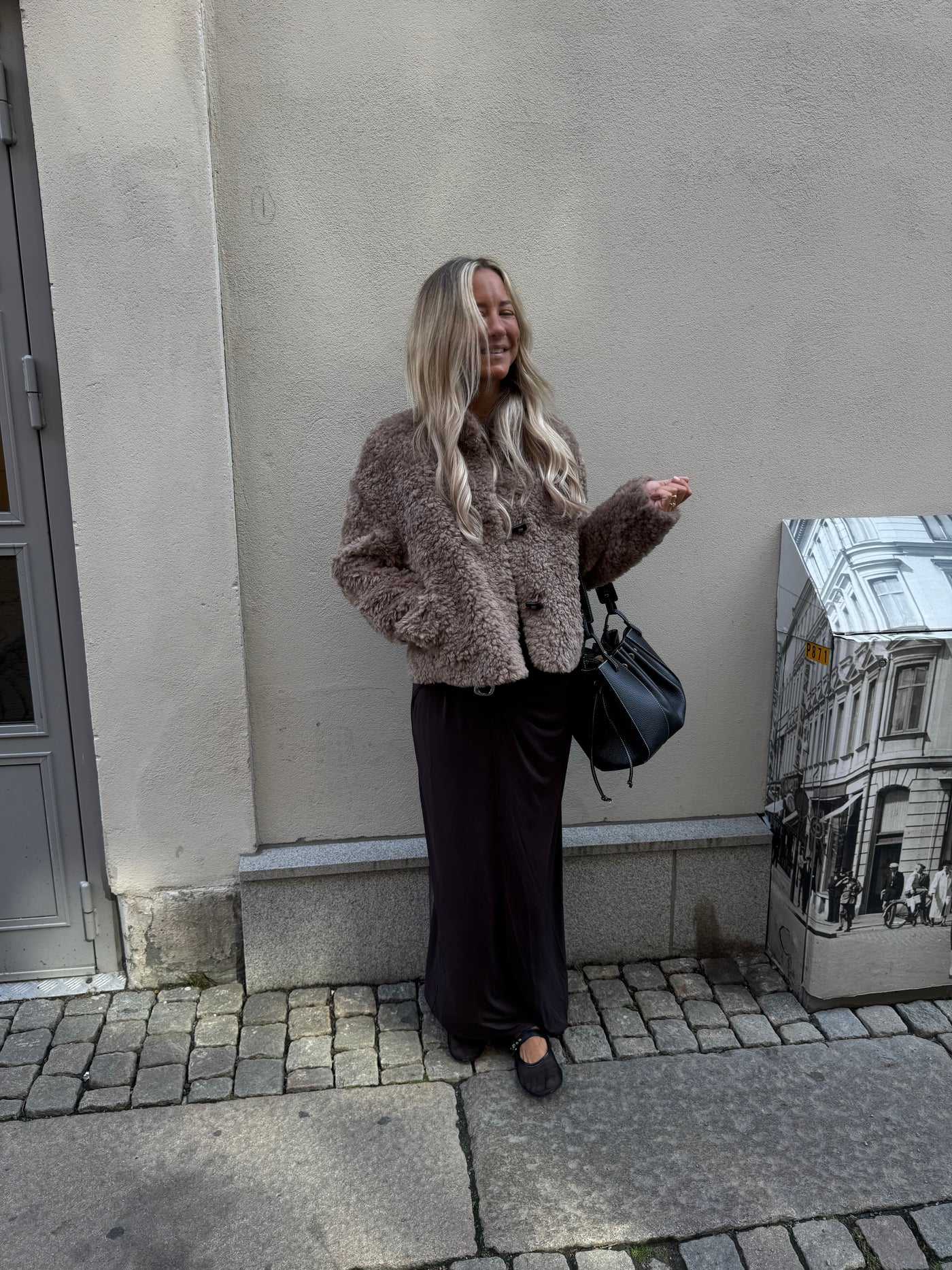 Nala kort pälsjacka Tupe