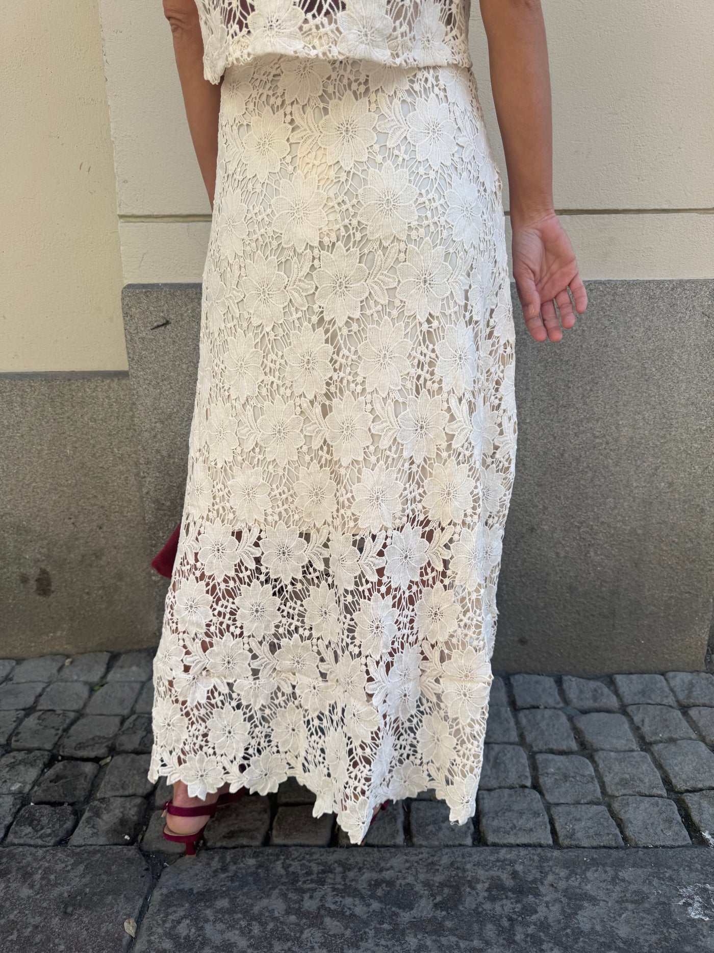Lace Skirt Mimmi Cream