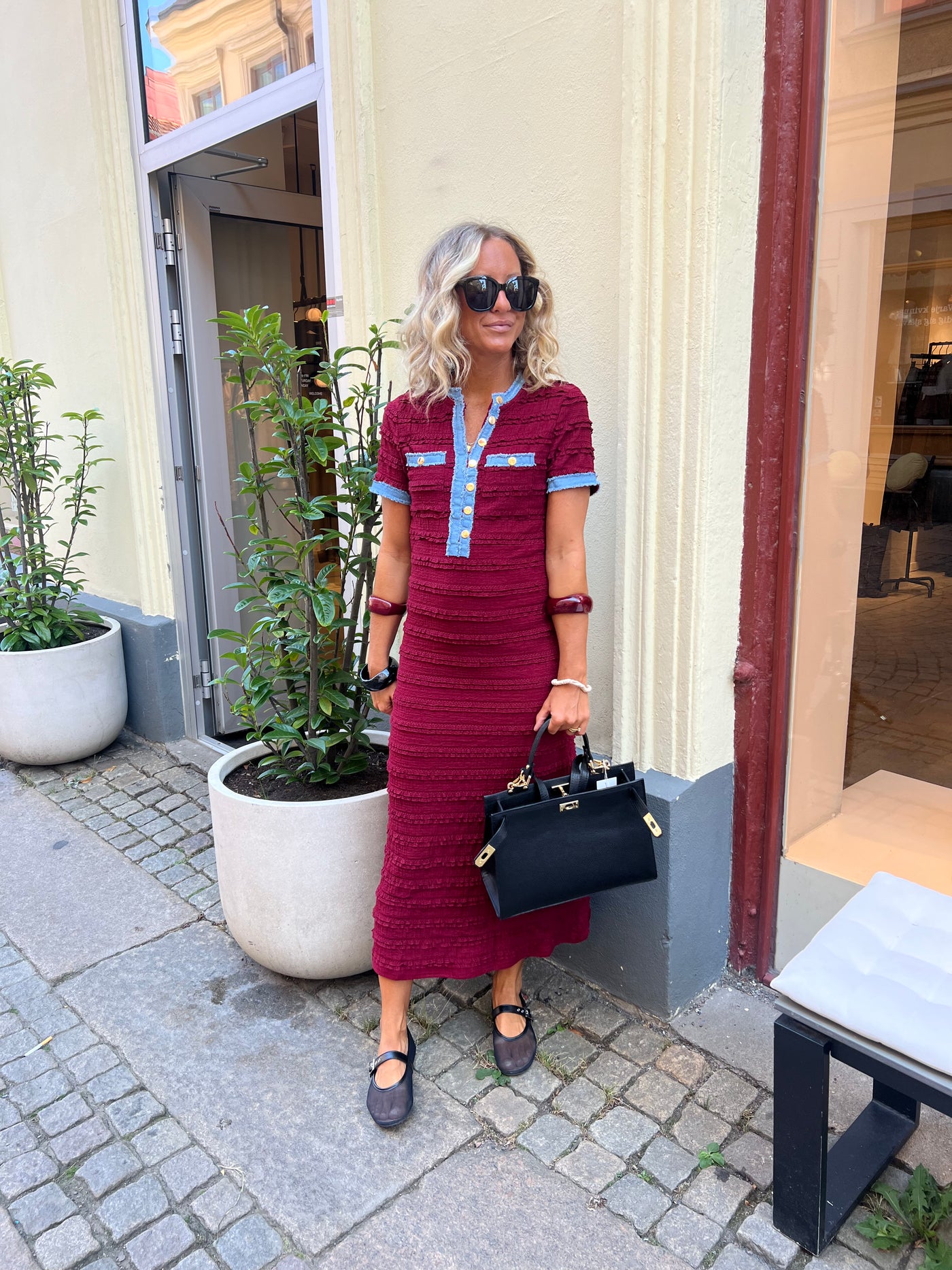 Mango dress Bordeaux