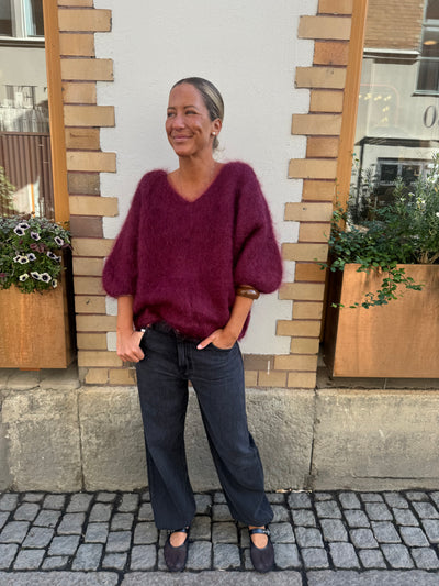 Roro Mohair Vinröd New Modell Short Arm - 22017