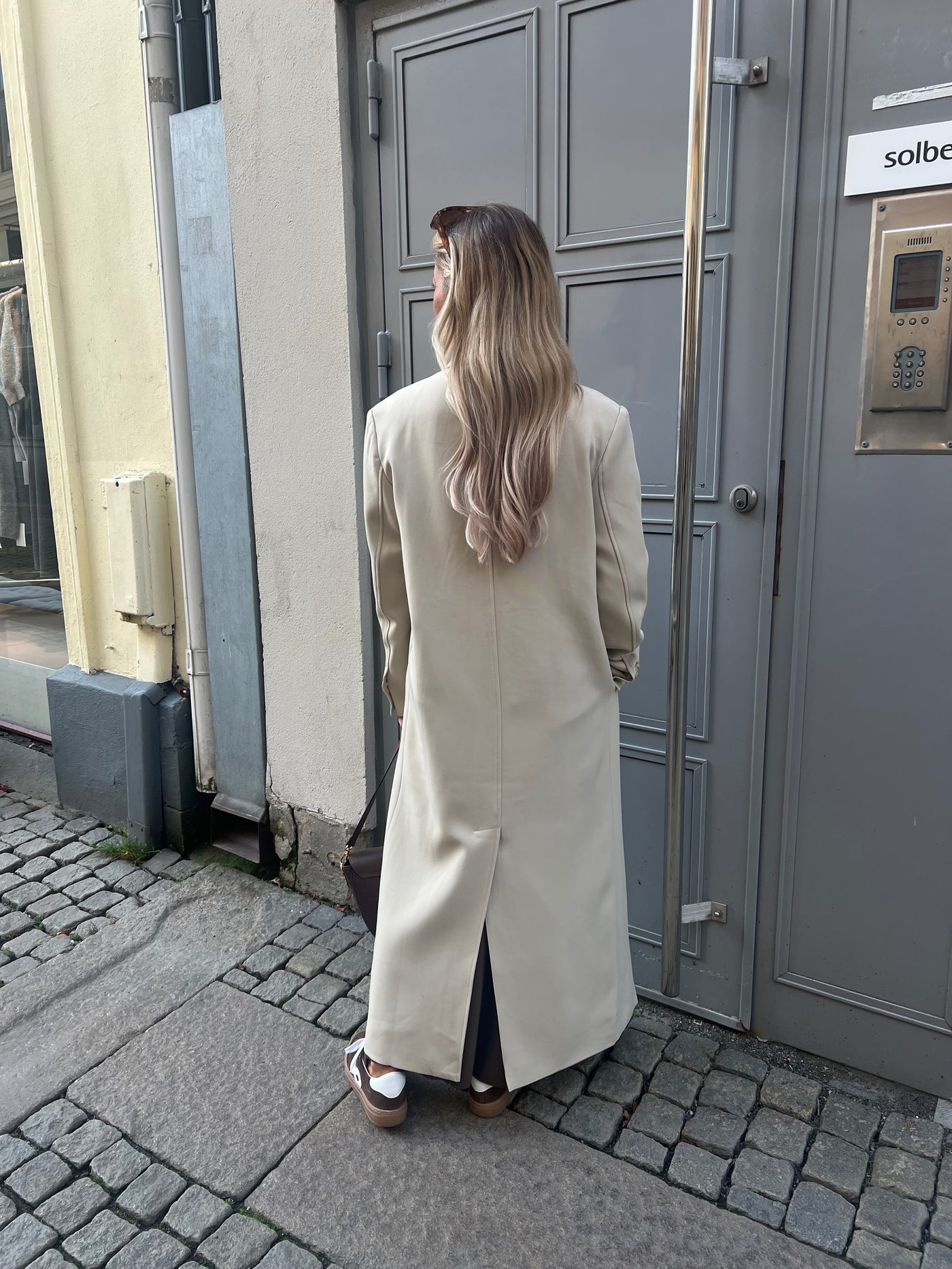 C Long Coat Beige - SC324
