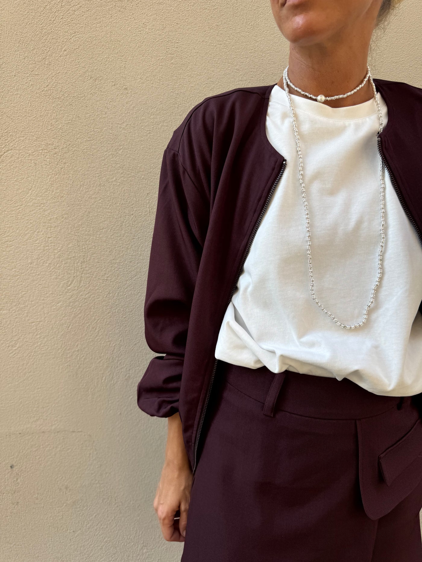 LunaCC Ballon Jacket Winered