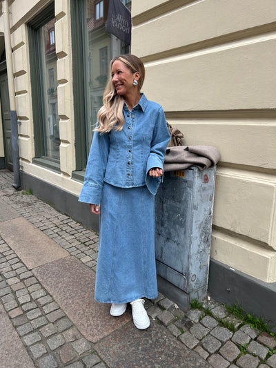 Raya denim skirt