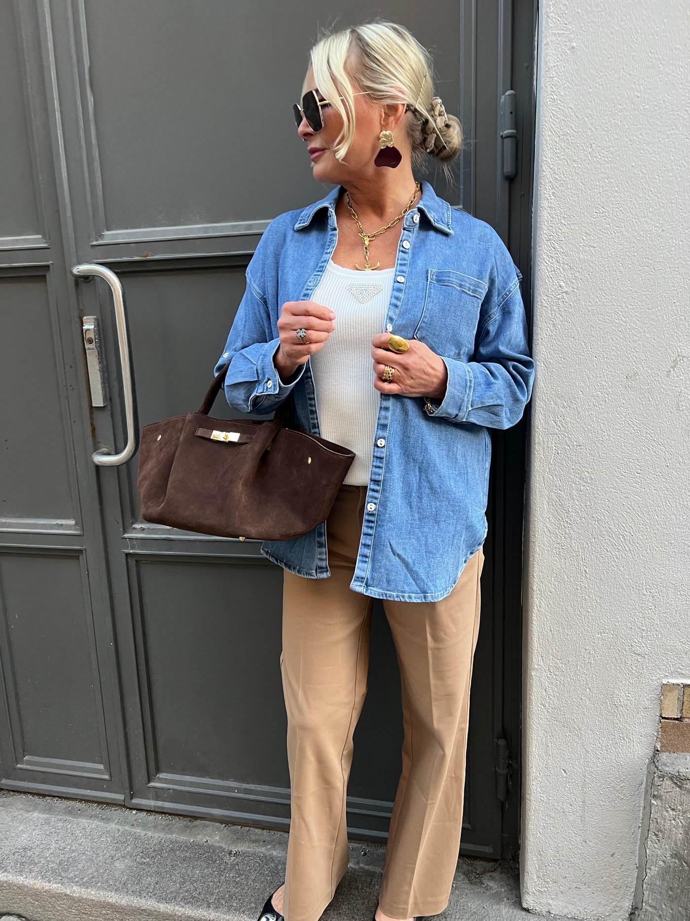 Dagny jeansskjorta