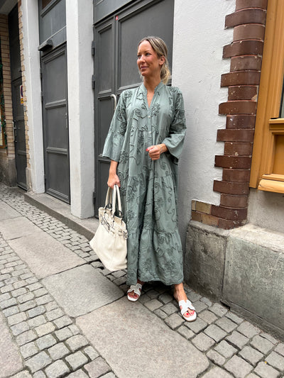 CAJSA DRESS GREEN