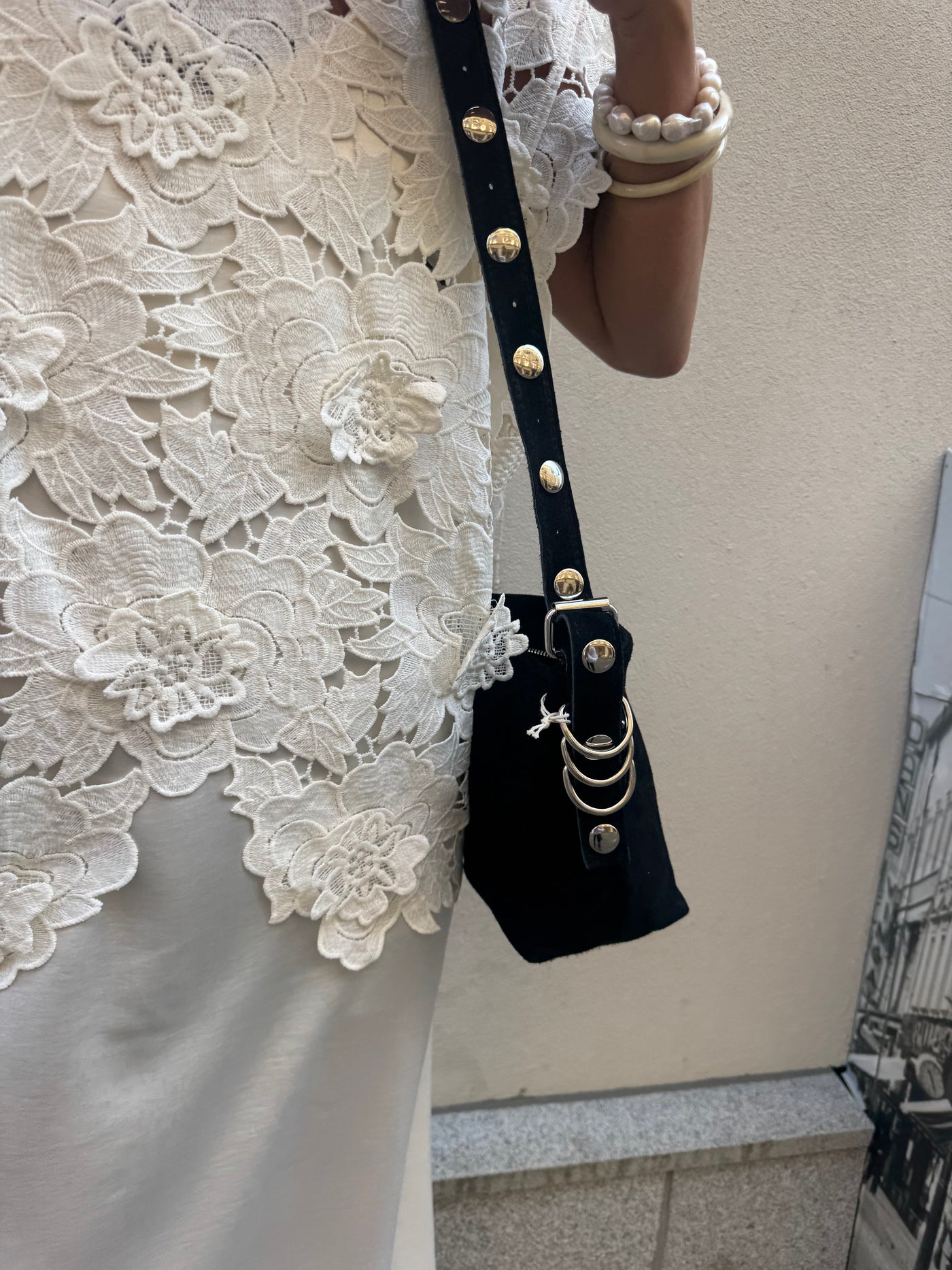 Rock bag Suede Black