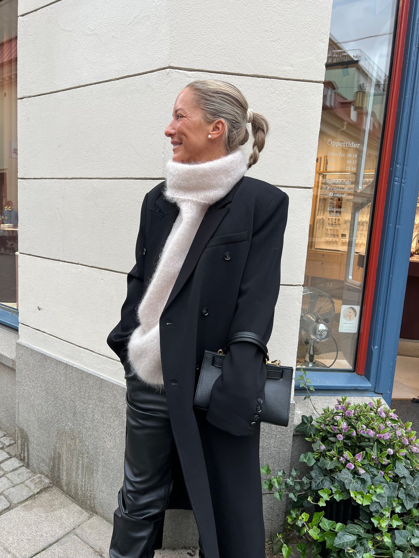 C Long Coat Black - SC324 LEVERANS 7 DGR