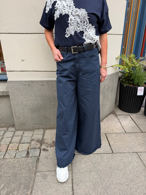 Workpants Wide High waisted Navy