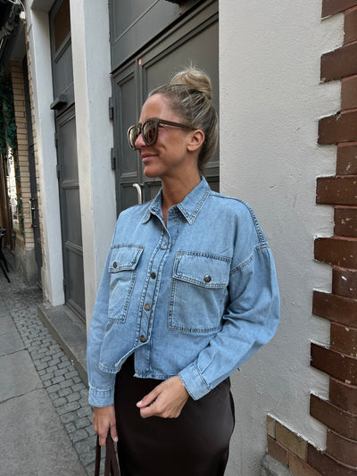 Cindy cc denim shirt fade denim