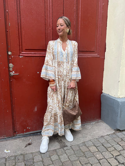 Fanny beige med guldglitter