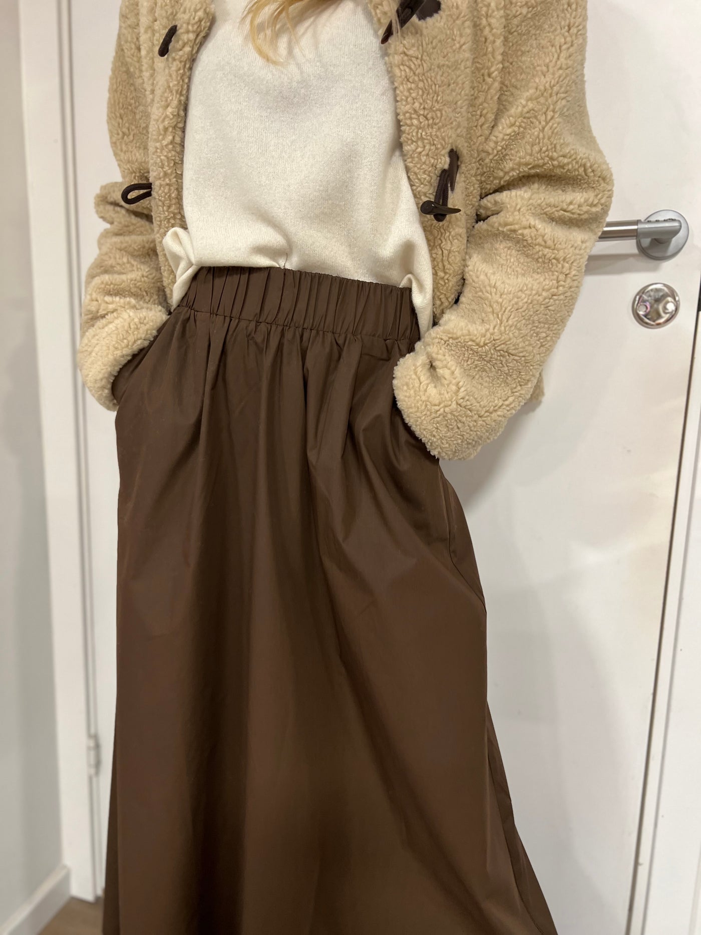 IXTAU MAXI SKIRT brun