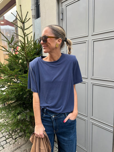 Garry tshirt navy - L2295U