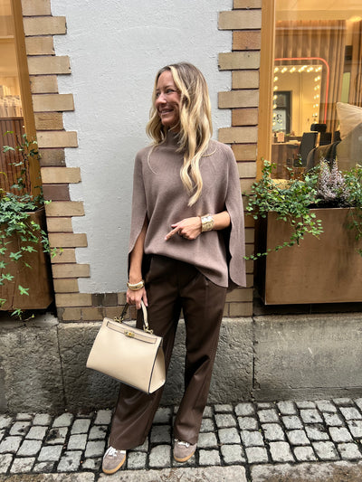 sierra cape tröja brun