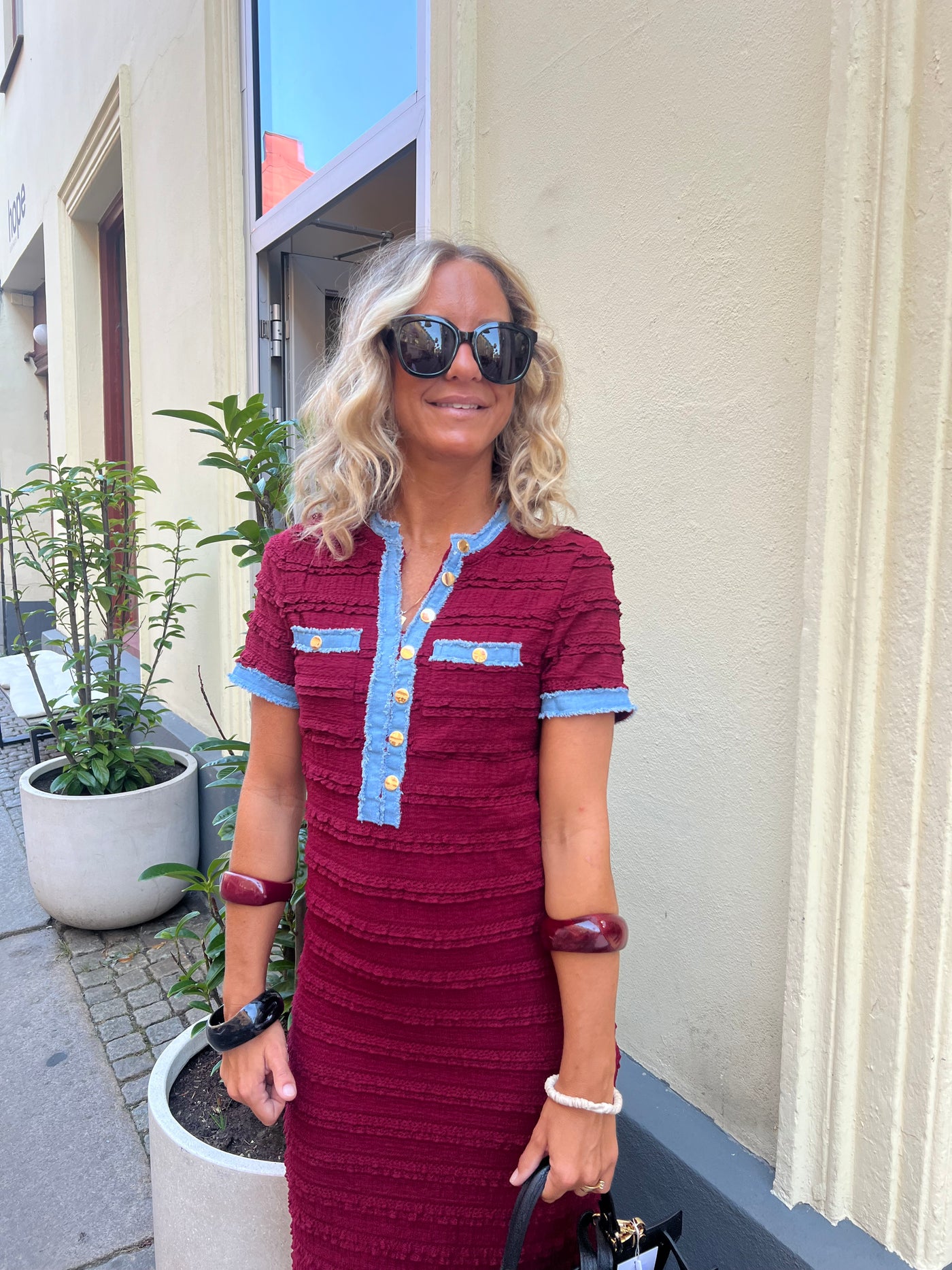 Mango dress Bordeaux