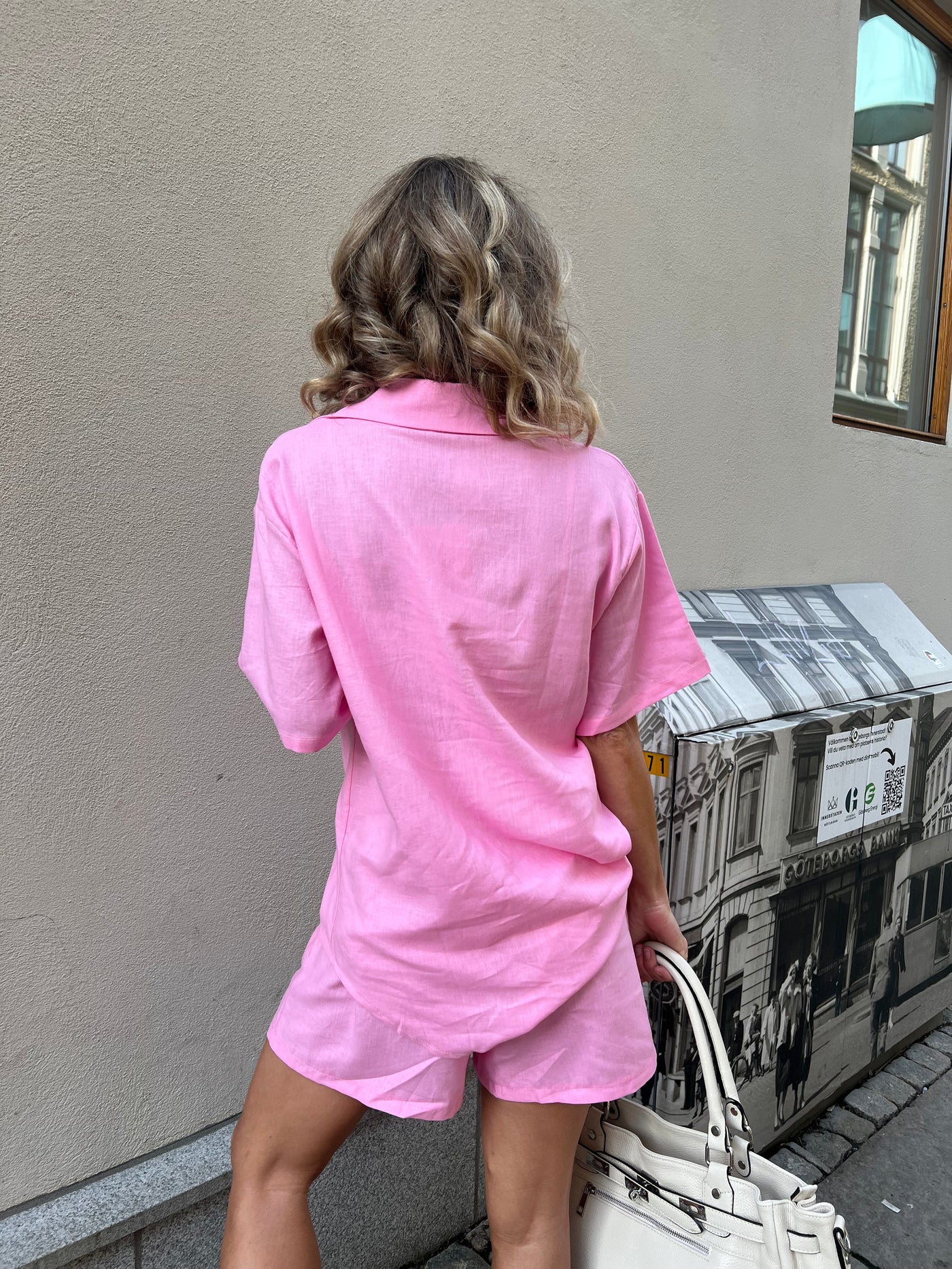 NOOR LINNE SKJORTA pink