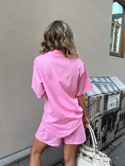 NOOR LINNE SKJORTA pink