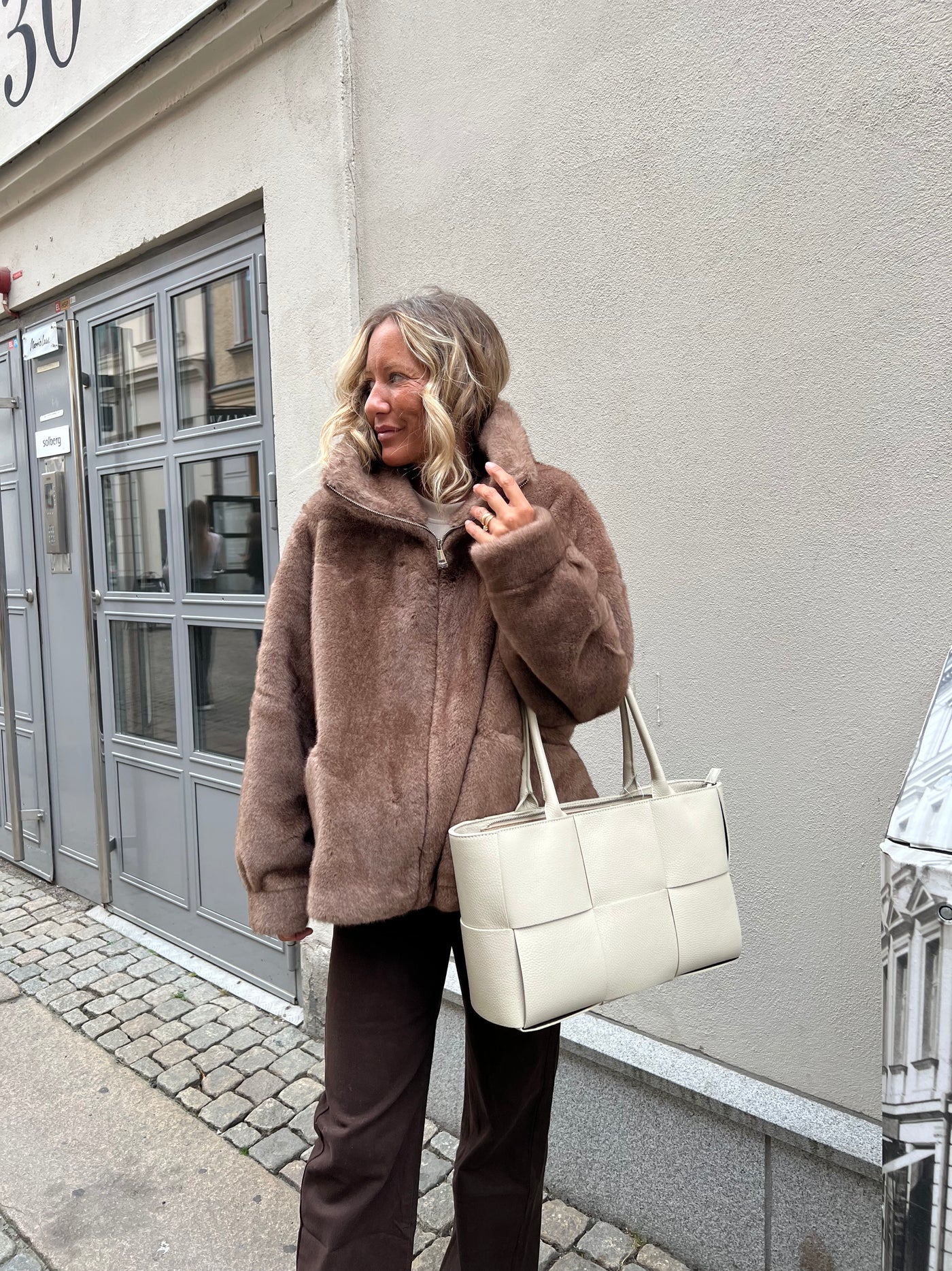 Dalia fuskpäls zip TUPE 5045