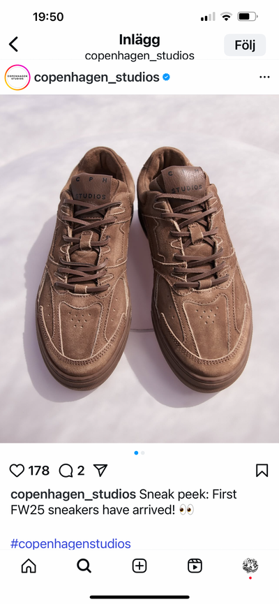 CPH65 vintage suede new brown