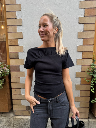 Anthea knit top black