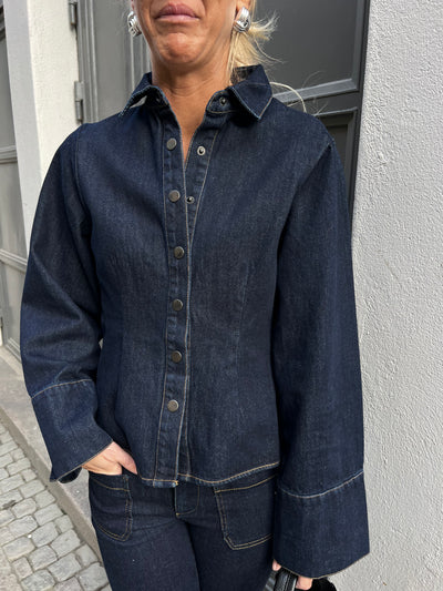 ROSA DENIM SHIRT dark denim