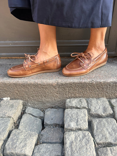 MARIN - Seglarskor - Brown leather