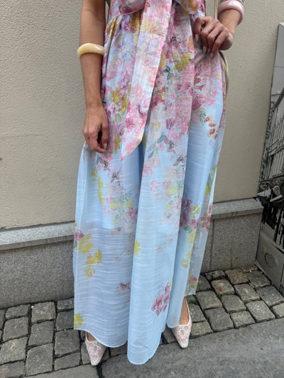 Ruth Flower Dress Blue