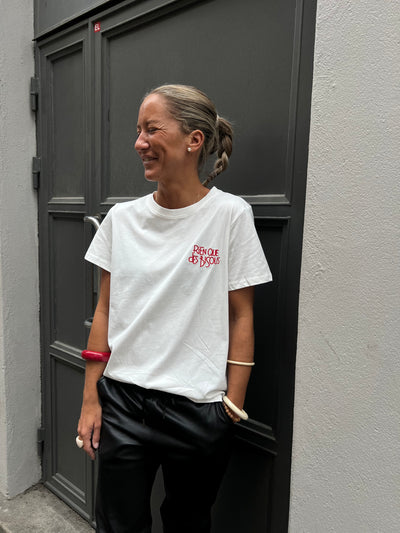 Bisous tshirt white