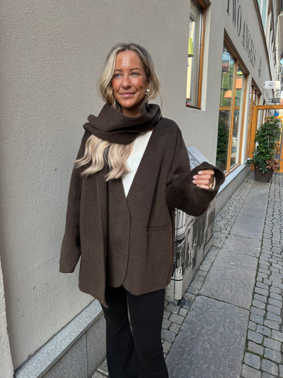 Willamina kavaj med Kashmir brun
