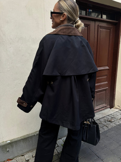Drole trench Black