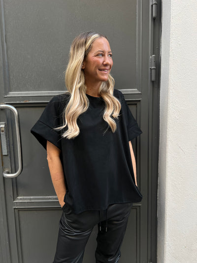 FANNY mocka, t-shirt svart