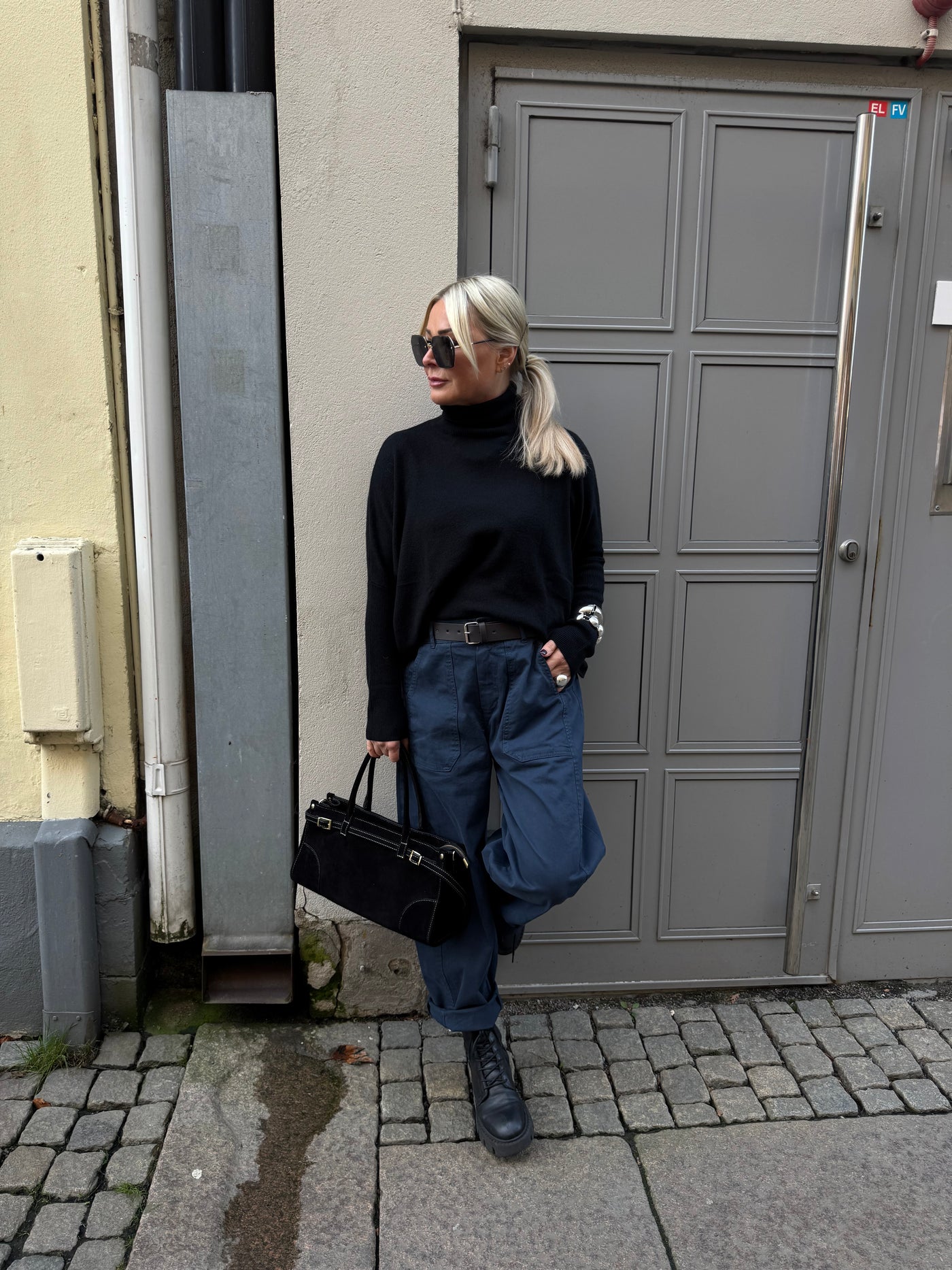 Cargo pant Navy lev 7 dagar